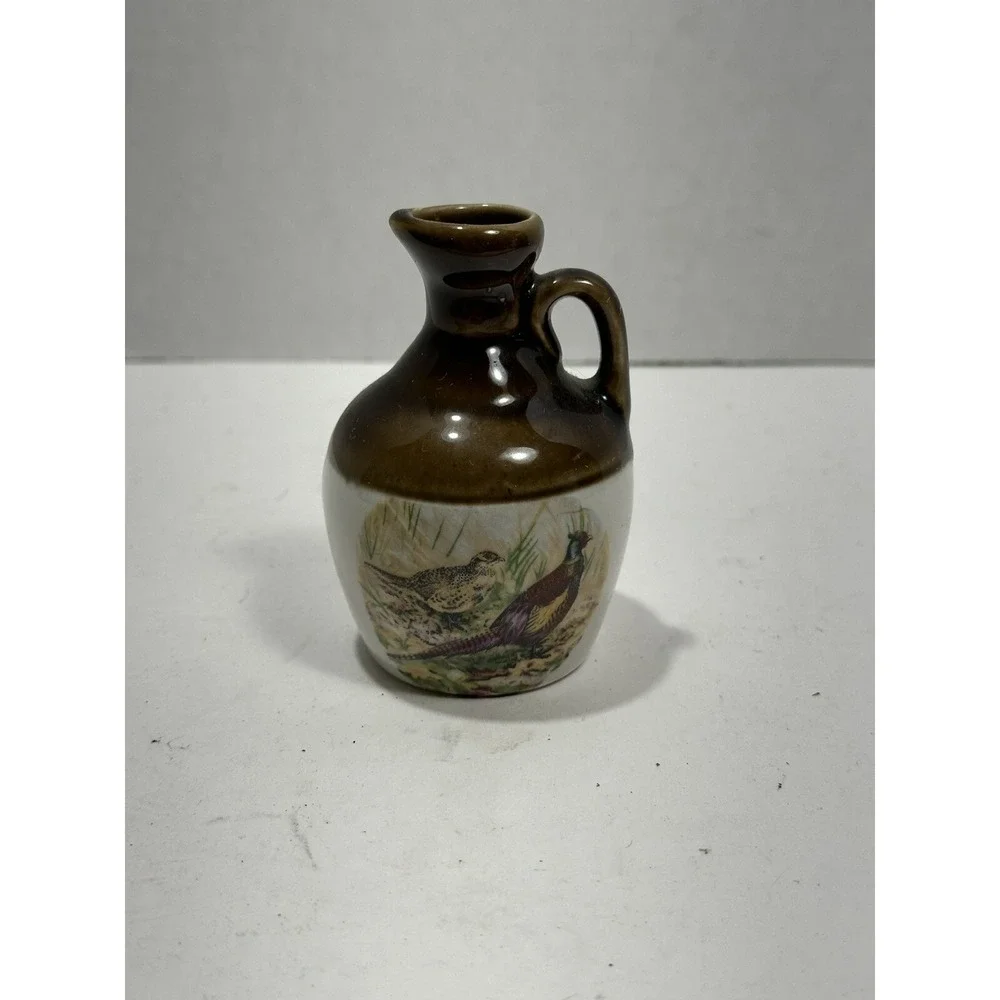 Montrose Potteries (Scotland) handmade Jug miniature Birds Beautiful piece!‎